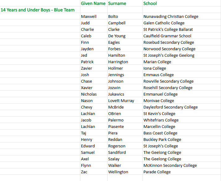 AFL Blue U14 Players.png